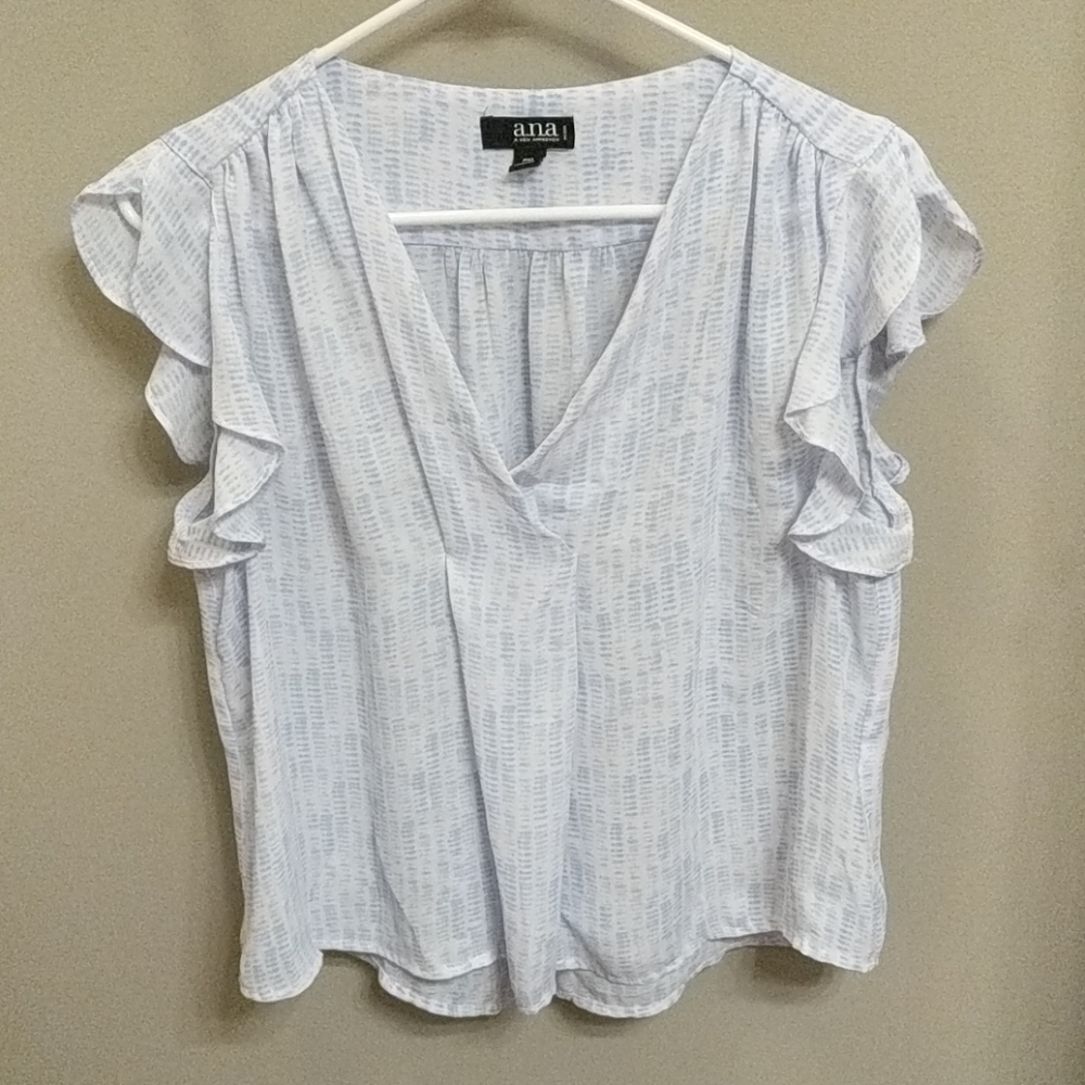 a.n.a ruffle top